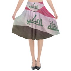 Iraq Flared Midi Skirt by AwesomeFlags