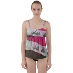 Iraq Twist Front Tankini Set by AwesomeFlags