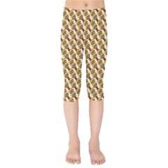 Abstract Illusion Kids  Capri Leggings  by Sparkle