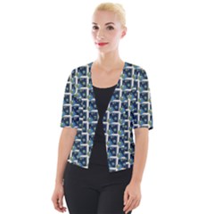 Babuls Illusion Cropped Button Cardigan by Sparkle