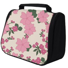 Floral Vintage Flowers Full Print Travel Pouch (big) by Dutashop