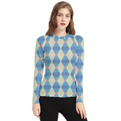 Pattern Texture Chevron Women s Long Sleeve Rash Guard by Dutashop