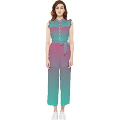 Teal Sangria Women s Frill Top Jumpsuit by SpangleCustomWear