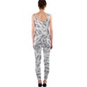 Dry Roots Texture Print One Piece Catsuit View2