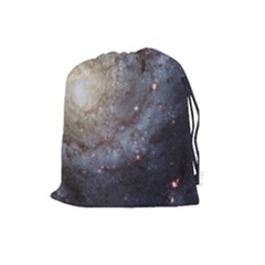 Spiral Galaxy Drawstring Pouch (large) by ExtraAwesomeSauce