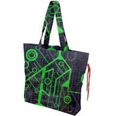 Tech Drawstring Tote Bag by ExtraAwesomeSauce