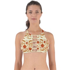 Ornamental Flowers Perfectly Cut Out Bikini Top by Eskimos