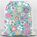 Floral Pattern Drawstring Bag (Large) View2