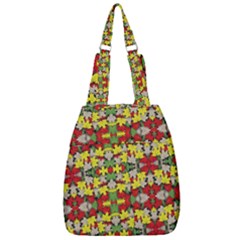 Leaves Pattern Center Zip Backpack by ExtraAwesomeSauce