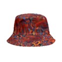 Phoenix in the Rain Abstract Pattern Inside Out Bucket Hat View1