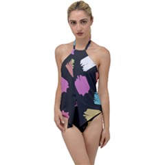 Many Colors Pattern Seamless Go With The Flow One Piece Swimsuit by Dutashop