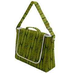 Fern Texture Nature Leaves Box Up Messenger Bag by Dutashop