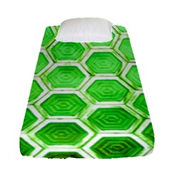 Hexagon Windows Fitted Sheet (single Size) by essentialimage365