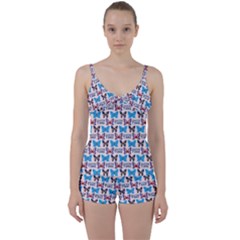 Show Time Tie Front Two Piece Tankini by Sparkle