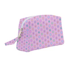 Hexagonal Pattern Unidirectional Wristlet Pouch Bag (medium) by Dutashop