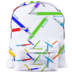 Pen Pencil Color Write Tool Giant Full Print Backpack by Dutashop