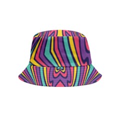 Abstract Pattern Inside Out Bucket Hat (kids) by designsbymallika