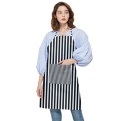 Bande Noir/blanc  Pocket Apron by kcreatif