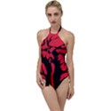 Graphics Go with the Flow One Piece Swimsuit View1