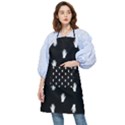 Vampire Hand Motif Graphic Print Pattern 2 Pocket Apron View1