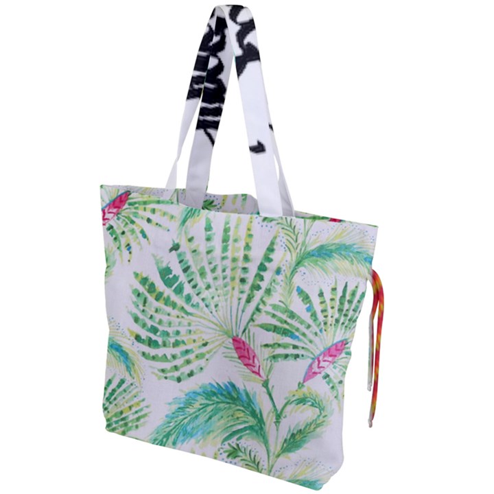  Palm Trees by Traci K Drawstring Tote Bag