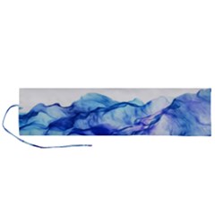 Blue Smoke Roll Up Canvas Pencil Holder (l) by goljakoff