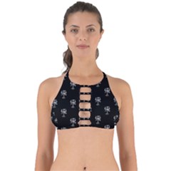 Ancient Greek Artwork Motif Pattern Perfectly Cut Out Bikini Top by dflcprintsclothing