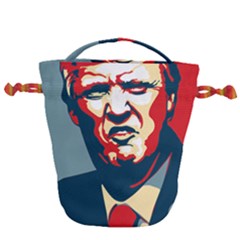 Trump2 Drawstring Bucket Bag by goljakoff