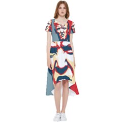 Trump Pop Art High Low Boho Dress by goljakoff