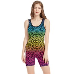 Neon Cheetah Print Ii Women s Wrestling Singlet by Swoon