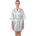 Rain  Half Sleeve Satin Kimono  View1