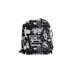 Skater-underground2 Drawstring Pouch (small) by PollyParadise