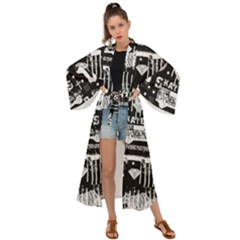 Skater-underground2 Maxi Kimono by PollyParadise