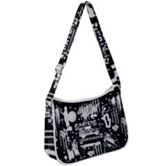 Skater-underground2 Zip Up Shoulder Bag by PollyParadise