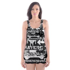 Skater-underground2 Skater Dress Swimsuit by PollyParadise