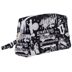 Skater-underground2 Wristlet Pouch Bag (large) by PollyParadise