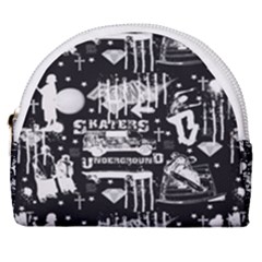 Skater-underground2 Horseshoe Style Canvas Pouch by PollyParadise