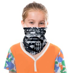 Skater-underground2 Face Covering Bandana (kids) by PollyParadise