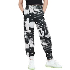 Skater-underground2 Kids  Elastic Waist Pants by PollyParadise