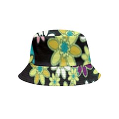 Flowerpower Inside Out Bucket Hat (kids) by PollyParadise