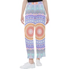 Pretty Pastel Boho Hippie Mandala Women s Pants  by CrypticFragmentsDesign