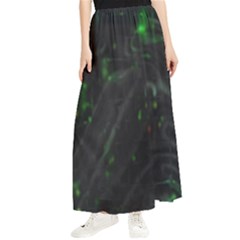 Alien2 Maxi Chiffon Skirt by PollyParadise