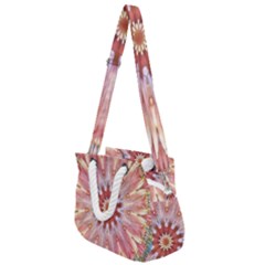 Pink Beauty 1 Rope Handles Shoulder Strap Bag by LW41021