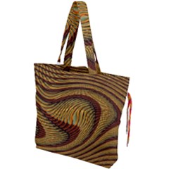 Golden Sands Drawstring Tote Bag by LW41021