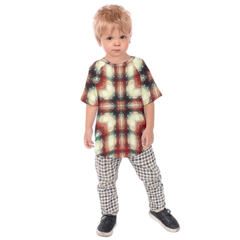 Royal Plaid  Kids  Raglan Tee by LW41021