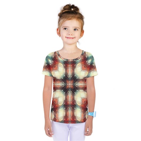 Royal Plaid  Kids  One Piece Tee by LW41021