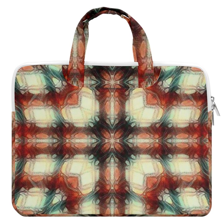 Royal Plaid  MacBook Pro Double Pocket Laptop Bag (Large)