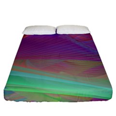 Color Winds Fitted Sheet (queen Size) by LW41021