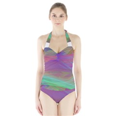 Color Winds Halter Swimsuit by LW41021