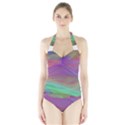 Color Winds Halter Swimsuit View1